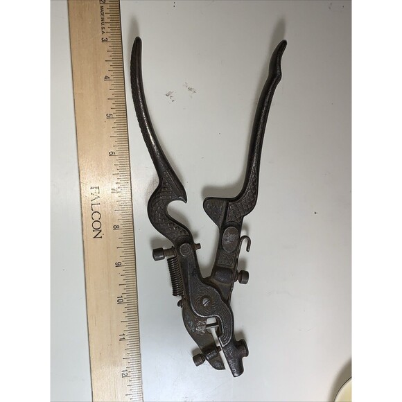 Very Rare Large Antique Garantoska Fix 2 Saw Tooth Setting Pliers WW2 Wehrmacht - Picture 5 of 8